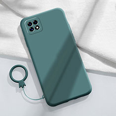 Ultra-thin Silicone Gel Soft Case 360 Degrees Cover for Oppo A72 5G Green