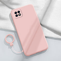 Ultra-thin Silicone Gel Soft Case 360 Degrees Cover for Oppo A72 5G Pink