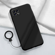 Ultra-thin Silicone Gel Soft Case 360 Degrees Cover for Oppo A73 5G Black