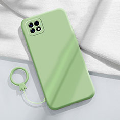 Ultra-thin Silicone Gel Soft Case 360 Degrees Cover for Oppo A73 5G Matcha Green