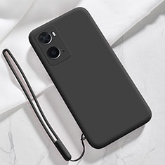Ultra-thin Silicone Gel Soft Case 360 Degrees Cover for Oppo A76 Black
