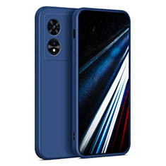 Ultra-thin Silicone Gel Soft Case 360 Degrees Cover for Oppo A78 4G Blue