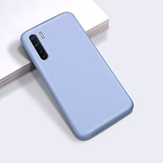 Ultra-thin Silicone Gel Soft Case 360 Degrees Cover for Oppo A91 Sky Blue