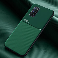 Ultra-thin Silicone Gel Soft Case 360 Degrees Cover for Oppo A92 Green