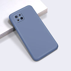 Ultra-thin Silicone Gel Soft Case 360 Degrees Cover for Oppo A92s 5G Gray