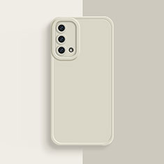 Ultra-thin Silicone Gel Soft Case 360 Degrees Cover for Oppo A93 5G White