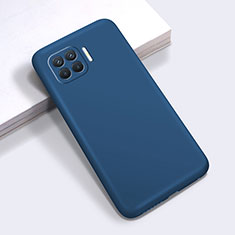 Ultra-thin Silicone Gel Soft Case 360 Degrees Cover for Oppo A93 Blue