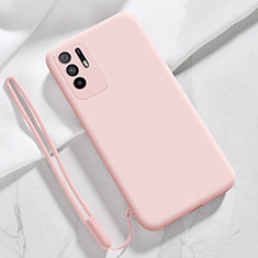 Ultra-thin Silicone Gel Soft Case 360 Degrees Cover for Oppo F19 Pro+ Plus 5G Pink