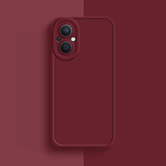 Ultra-thin Silicone Gel Soft Case 360 Degrees Cover for Oppo F21s Pro 5G Red