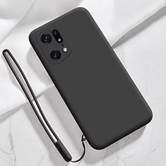 Ultra-thin Silicone Gel Soft Case 360 Degrees Cover for Oppo Find X5 5G Black