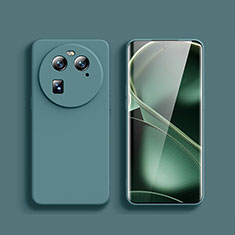 Ultra-thin Silicone Gel Soft Case 360 Degrees Cover for Oppo Find X6 5G Midnight Green