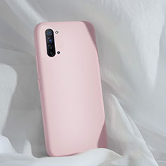 Ultra-thin Silicone Gel Soft Case 360 Degrees Cover for Oppo K7 5G Pink