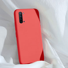 Ultra-thin Silicone Gel Soft Case 360 Degrees Cover for Oppo K7 5G Red