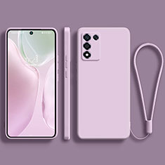 Ultra-thin Silicone Gel Soft Case 360 Degrees Cover for Oppo K9S 5G Clove Purple