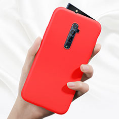 Ultra-thin Silicone Gel Soft Case 360 Degrees Cover for Oppo Reno 10X Zoom Red