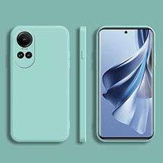 Ultra-thin Silicone Gel Soft Case 360 Degrees Cover for Oppo Reno10 5G Cyan