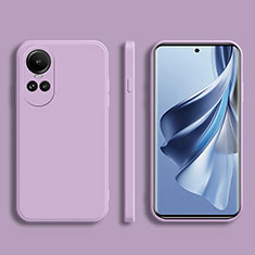 Ultra-thin Silicone Gel Soft Case 360 Degrees Cover for Oppo Reno10 Pro 5G Clove Purple