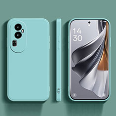 Ultra-thin Silicone Gel Soft Case 360 Degrees Cover for Oppo Reno10 Pro+ Plus 5G Cyan