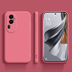 Ultra-thin Silicone Gel Soft Case 360 Degrees Cover for Oppo Reno10 Pro+ Plus 5G Hot Pink