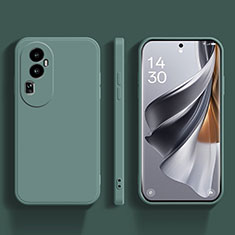Ultra-thin Silicone Gel Soft Case 360 Degrees Cover for Oppo Reno10 Pro+ Plus 5G Midnight Green