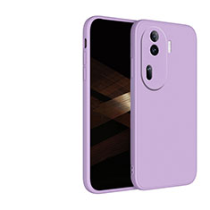 Ultra-thin Silicone Gel Soft Case 360 Degrees Cover for Oppo Reno11 Pro 5G Clove Purple