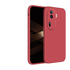 Ultra-thin Silicone Gel Soft Case 360 Degrees Cover for Oppo Reno11 Pro 5G Red