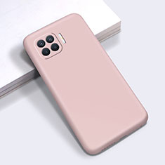 Ultra-thin Silicone Gel Soft Case 360 Degrees Cover for Oppo Reno4 F Pink