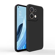 Ultra-thin Silicone Gel Soft Case 360 Degrees Cover for Oppo Reno9 Pro 5G Black