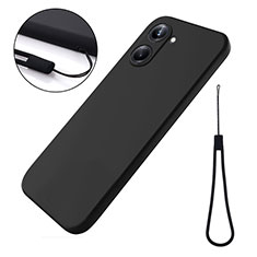 Ultra-thin Silicone Gel Soft Case 360 Degrees Cover for Realme 10 4G Black