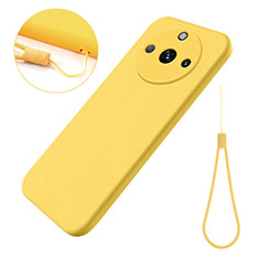 Ultra-thin Silicone Gel Soft Case 360 Degrees Cover for Realme 11 Pro+ Plus 5G Yellow