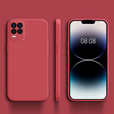 Ultra-thin Silicone Gel Soft Case 360 Degrees Cover for Realme 8 4G Red