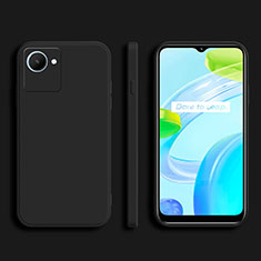 Ultra-thin Silicone Gel Soft Case 360 Degrees Cover for Realme C30s Black