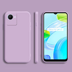 Ultra-thin Silicone Gel Soft Case 360 Degrees Cover for Realme C30s Clove Purple
