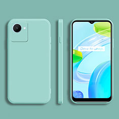 Ultra-thin Silicone Gel Soft Case 360 Degrees Cover for Realme C30s Cyan