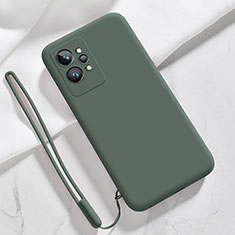 Ultra-thin Silicone Gel Soft Case 360 Degrees Cover for Realme GT2 Pro 5G Midnight Green