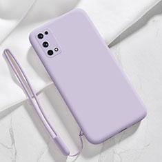 Ultra-thin Silicone Gel Soft Case 360 Degrees Cover for Realme Q2 Pro 5G Clove Purple