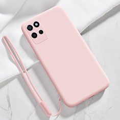 Ultra-thin Silicone Gel Soft Case 360 Degrees Cover for Realme V11 5G Pink
