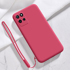 Ultra-thin Silicone Gel Soft Case 360 Degrees Cover for Realme V11 5G Red