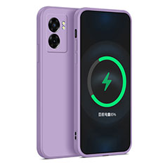 Ultra-thin Silicone Gel Soft Case 360 Degrees Cover for Realme V23 5G Clove Purple