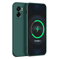 Ultra-thin Silicone Gel Soft Case 360 Degrees Cover for Realme V23 5G Midnight Green