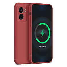 Ultra-thin Silicone Gel Soft Case 360 Degrees Cover for Realme V23 5G Red