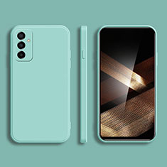 Ultra-thin Silicone Gel Soft Case 360 Degrees Cover for Samsung Galaxy A15 5G Cyan