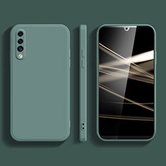 Ultra-thin Silicone Gel Soft Case 360 Degrees Cover for Samsung Galaxy A30S Midnight Green