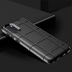 Ultra-thin Silicone Gel Soft Case 360 Degrees Cover for Samsung Galaxy A31 Black