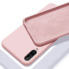 Ultra-thin Silicone Gel Soft Case 360 Degrees Cover for Samsung Galaxy A70 Rose Gold