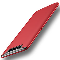 Ultra-thin Silicone Gel Soft Case 360 Degrees Cover for Samsung Galaxy A90 4G Red