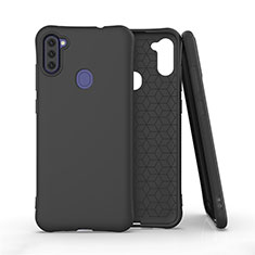 Ultra-thin Silicone Gel Soft Case 360 Degrees Cover for Samsung Galaxy M11 Black