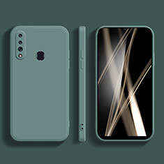 Ultra-thin Silicone Gel Soft Case 360 Degrees Cover for Samsung Galaxy M30 Midnight Green