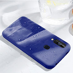 Ultra-thin Silicone Gel Soft Case 360 Degrees Cover for Samsung Galaxy M40 Blue