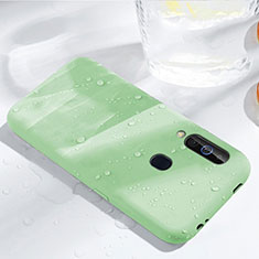 Ultra-thin Silicone Gel Soft Case 360 Degrees Cover for Samsung Galaxy M40 Green